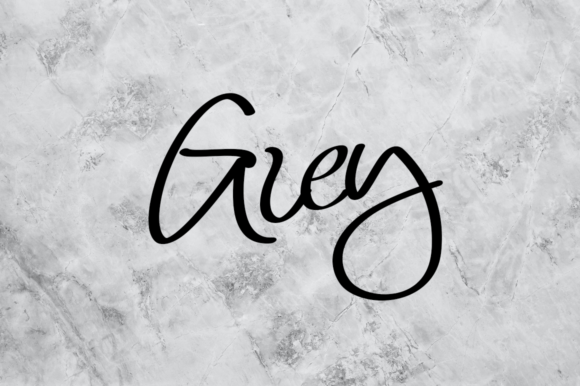 Grey Font