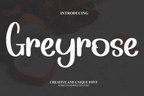 Greyrose Font Poster 1