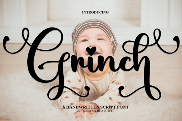 Grinch Font Poster 1