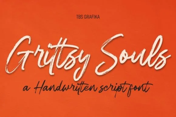 Grittsy Souls Font Poster 1