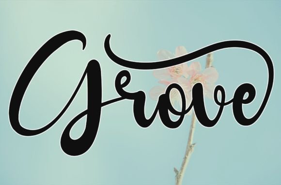 Grove Font Poster 1