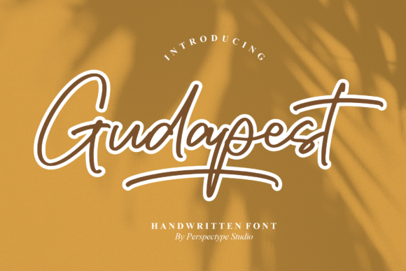 Gudapest Font Gudapest Font Poster 1