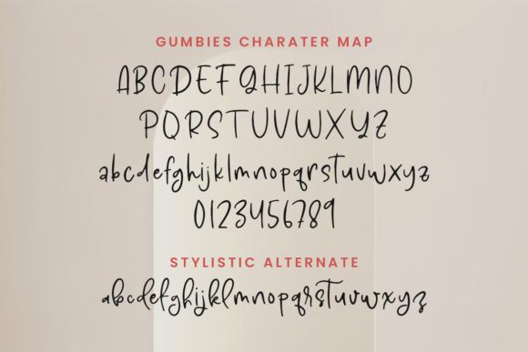 Gumbies Font Poster 2