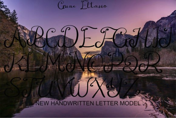 Gune Eltasio Font Poster 6