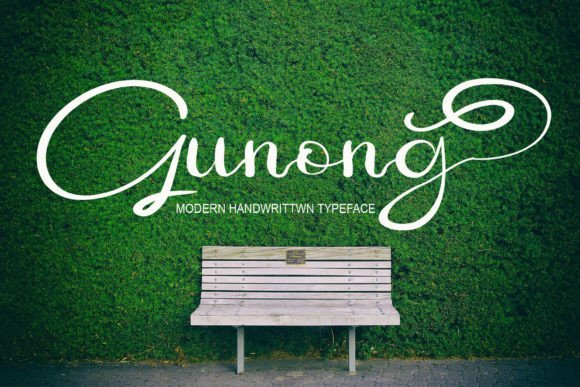 Gunong Font Poster 1