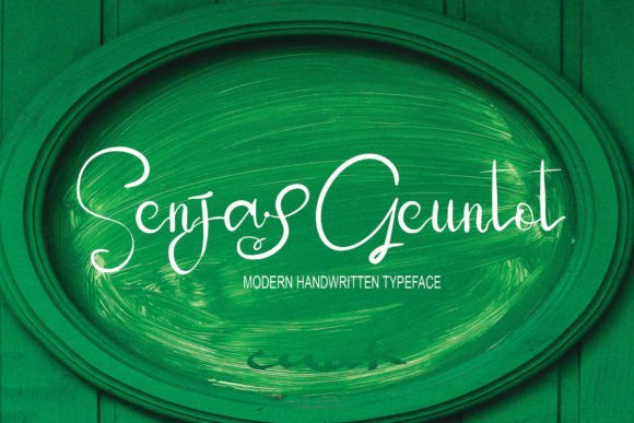 Gunong Font Poster 4