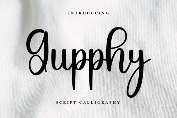 Gupphy Font Poster 1