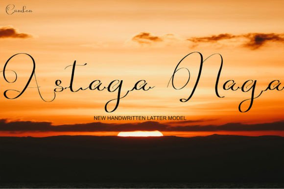 Gusty Fenti Font Poster 2