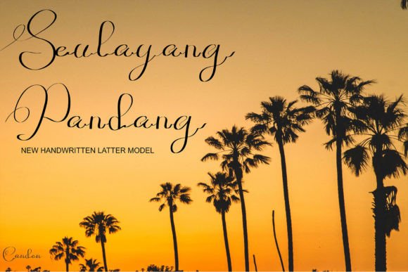 Gusty Fenti Font Poster 5