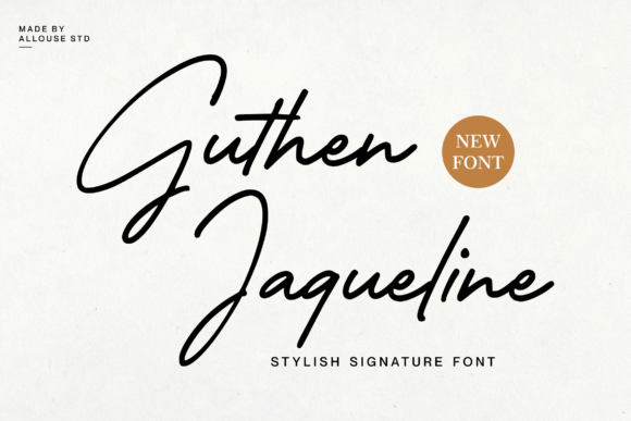 Guthen Jaqueline Font Poster 1