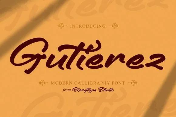 Gutierez Font Poster 1