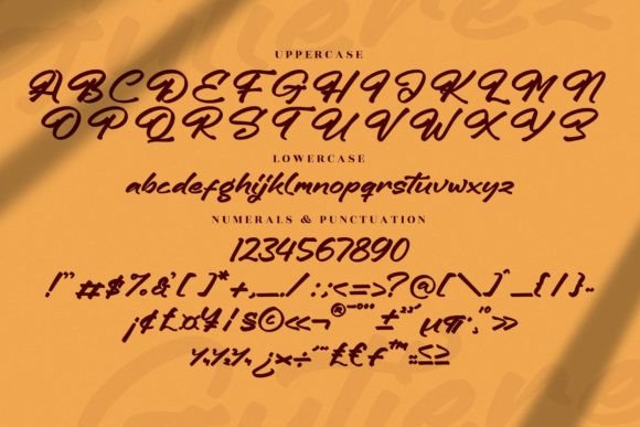 Gutierez Font Poster 13