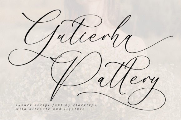 Gutierha Pattery Font Poster 1