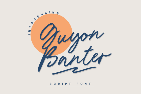 Guyon Banter Font Poster 1