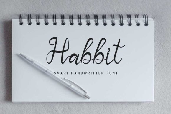 Habbit Font Poster 1