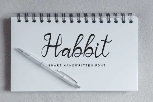 Habbit Font Habbit Font Poster 1