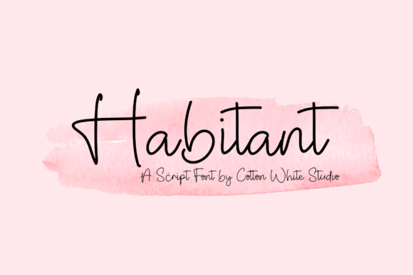 Habitant Font Poster 1