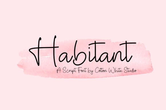 Habitant Font Habitant Font Poster 1