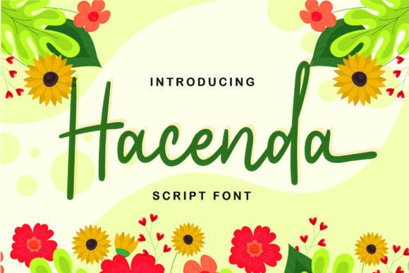 Hacenda Font Poster 1