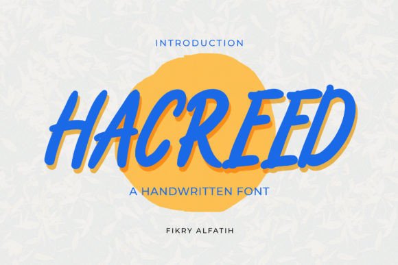 Hacreed Font Poster 1