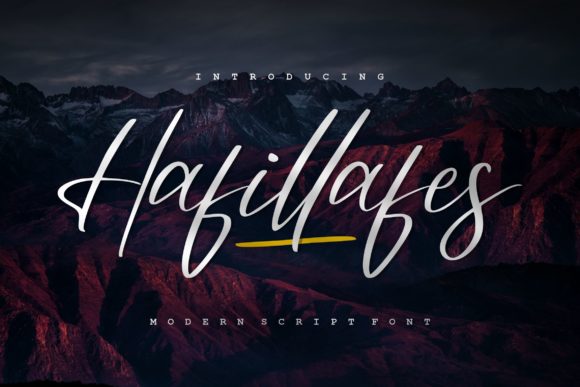 Hafillafes Font Poster 1