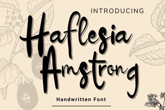 Haflesia Amstrong Font Font