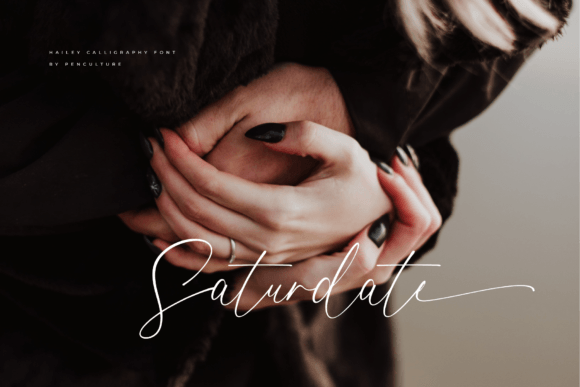 Hailey Font Poster 9