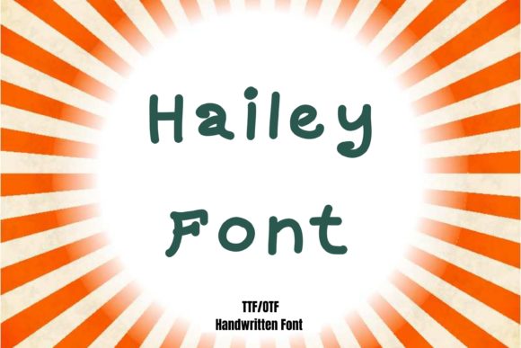 Hailey Font Poster 1