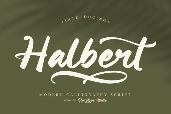 Halbert Font Poster 1