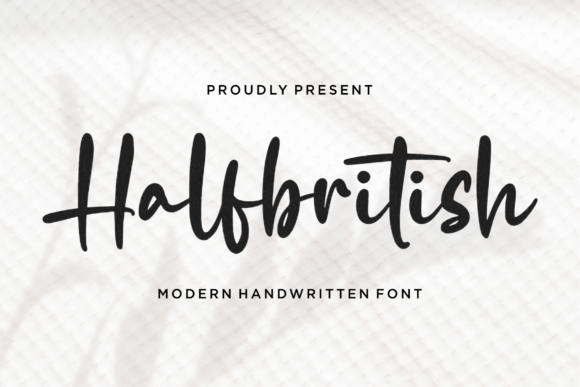 Halfbritish Font Poster 1