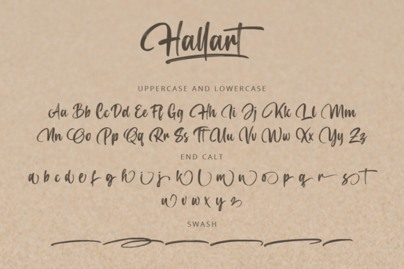 Hallart Font Poster 7