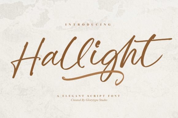 Hallight Font Poster 1
