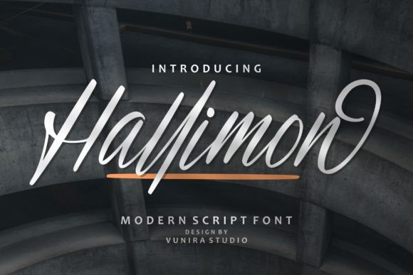 Hallimon Font Poster 1