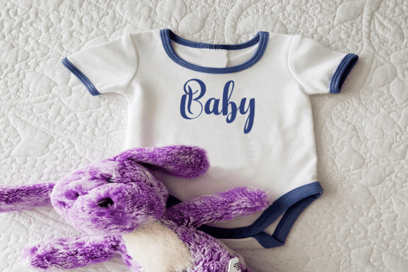 Hallo Baby Font Poster 4