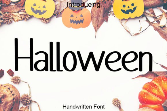 Halloween Font Poster 1