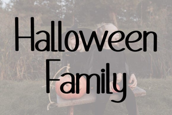 Halloween Font Poster 3