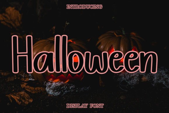 Halloween Font Poster 1