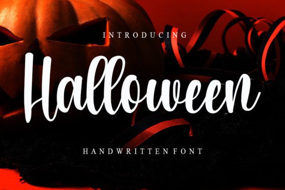 Halloween Font Poster 1