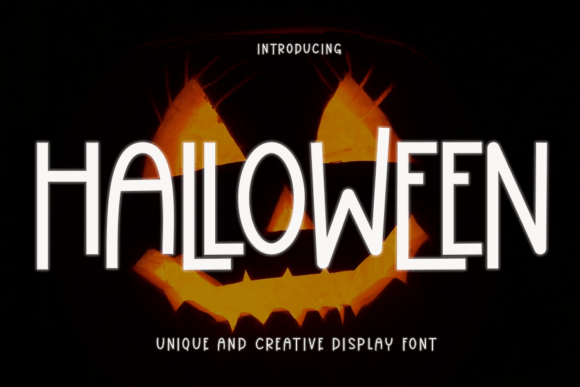 Halloween Font Poster 1