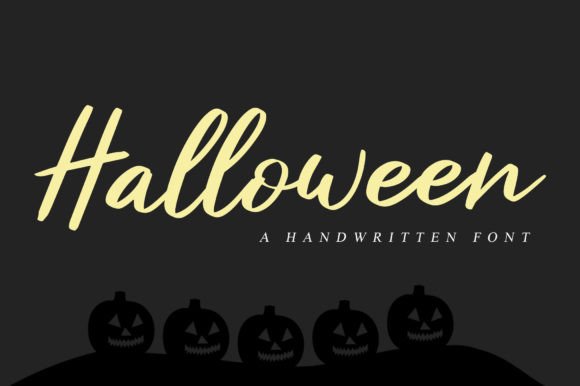 Halloween Font Poster 1