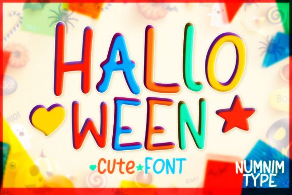 Halloween Font Poster 1