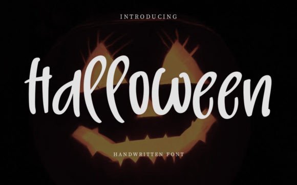 Halloween Font Poster 1