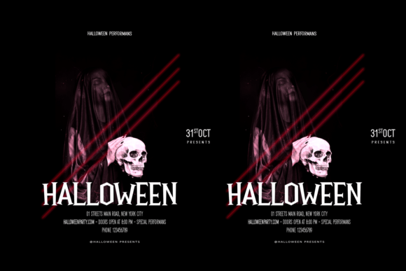 Halloween Creepy Night Font Poster 3