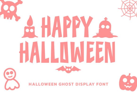 Halloween Ghost Duo Font Poster 3