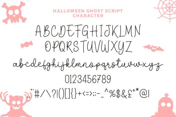 Halloween Ghost Duo Font Poster 7