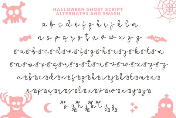 Halloween Ghost Duo Font Poster 8