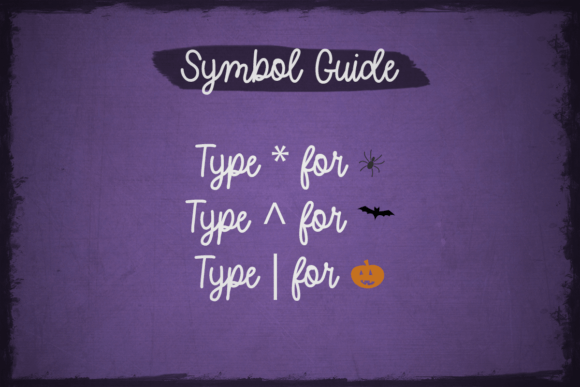 Halloween Horoscope Font Poster 8