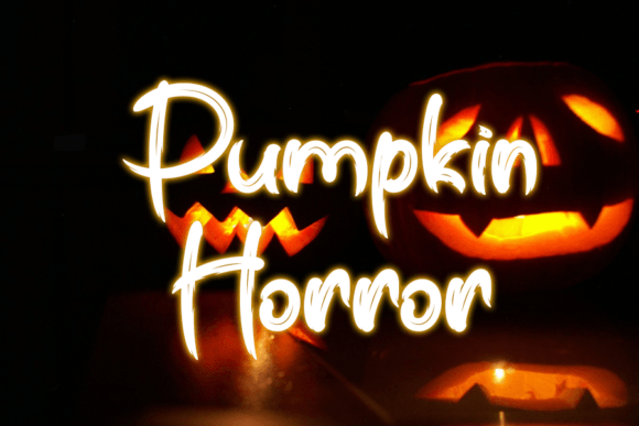 Halloween Spooky Font Poster 2