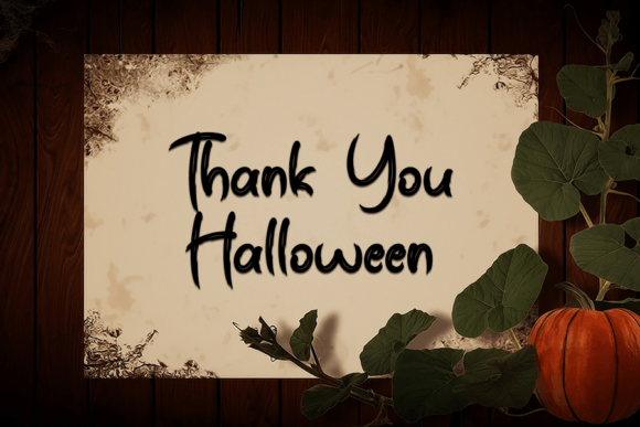 Halloween Spooky Font Poster 8