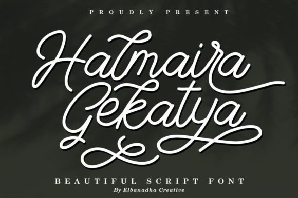 Halmaira Gekatya Font Poster 1